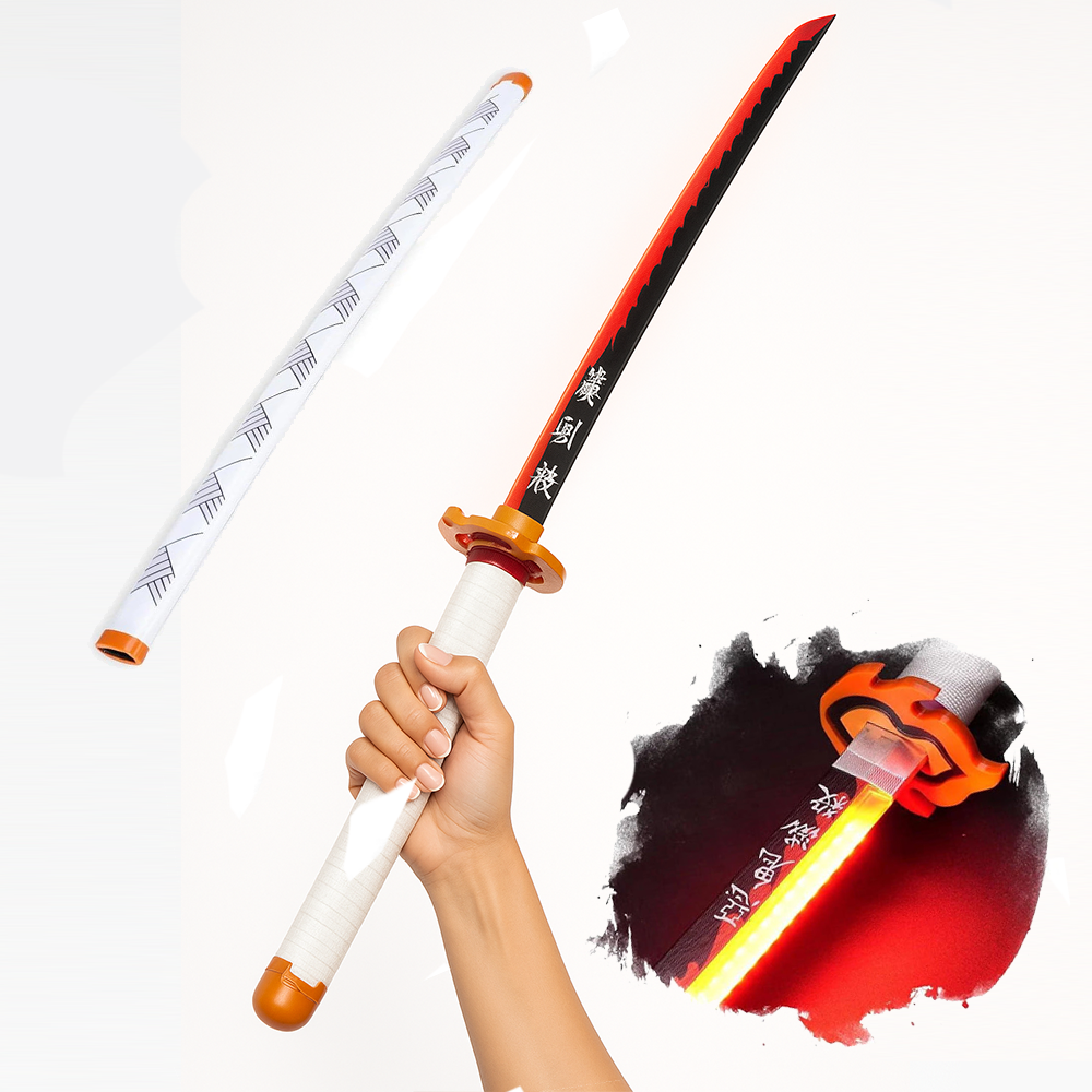 Demon Slayer Katana Glowing