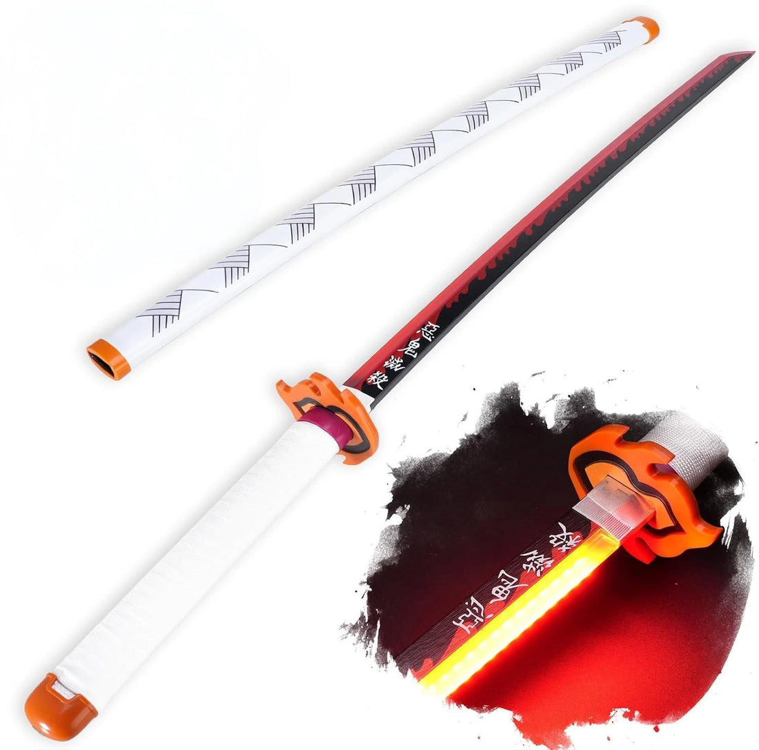 Demon Slayer Katana Glowing