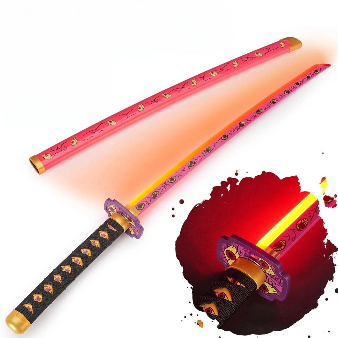 Demon Slayer Katana Glowing