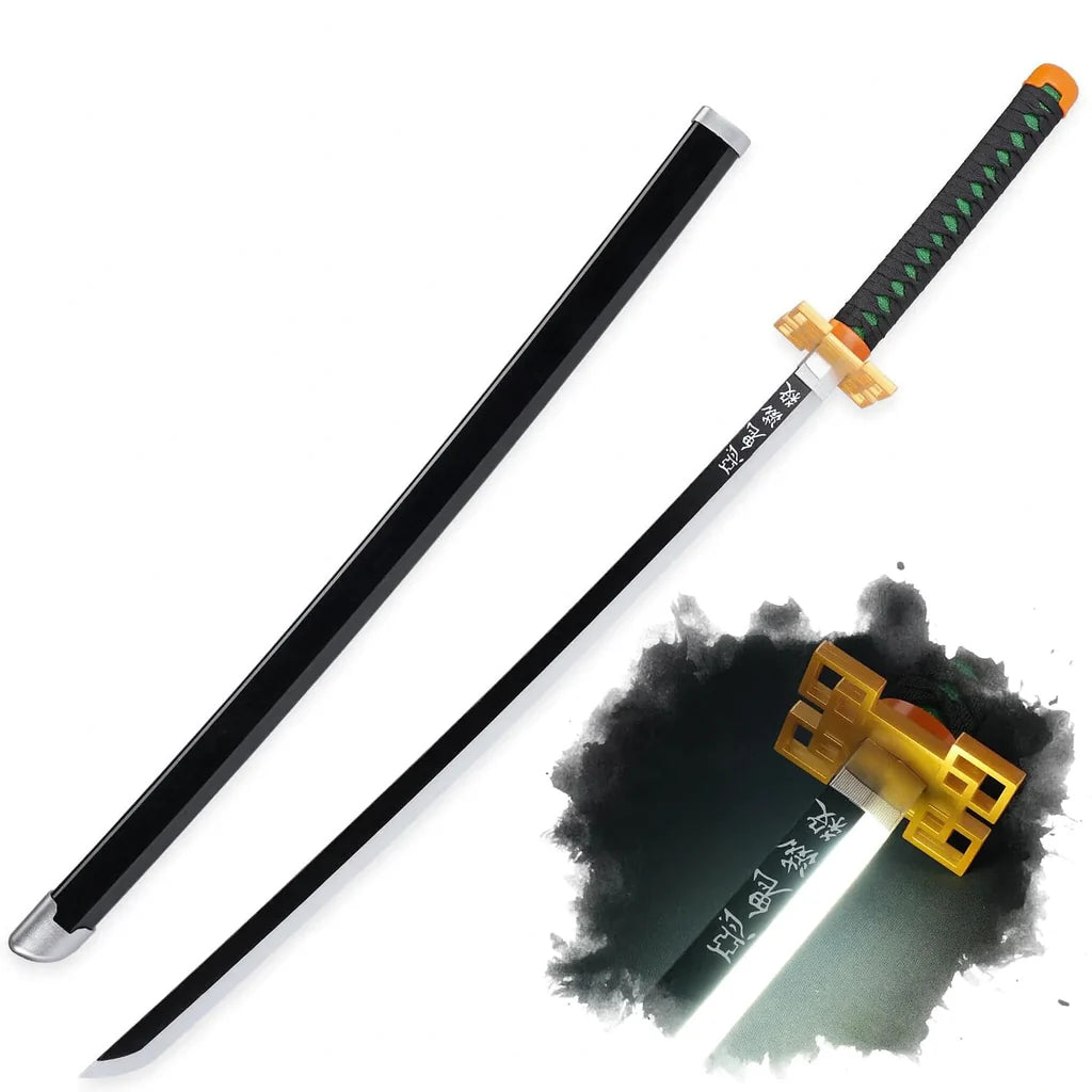 Demon Slayer Katana Glowing