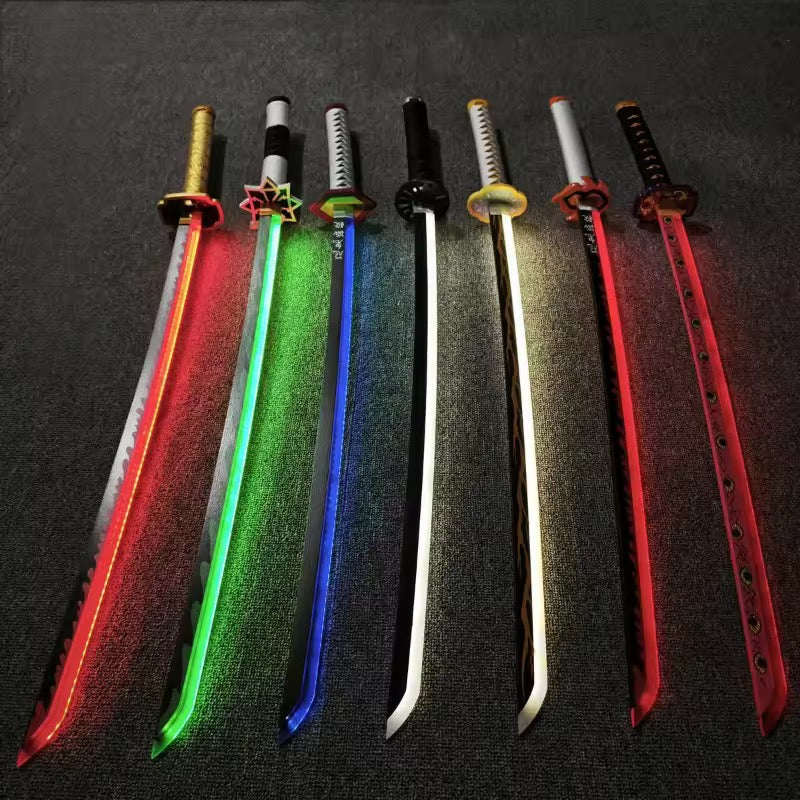 Demon Slayer Katana Glowing