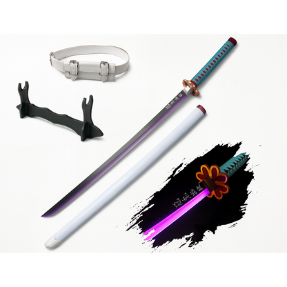 Demon Slayer Katana Glowing