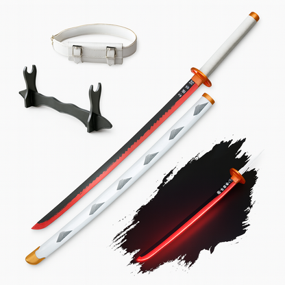 Demon Slayer Katana Glowing