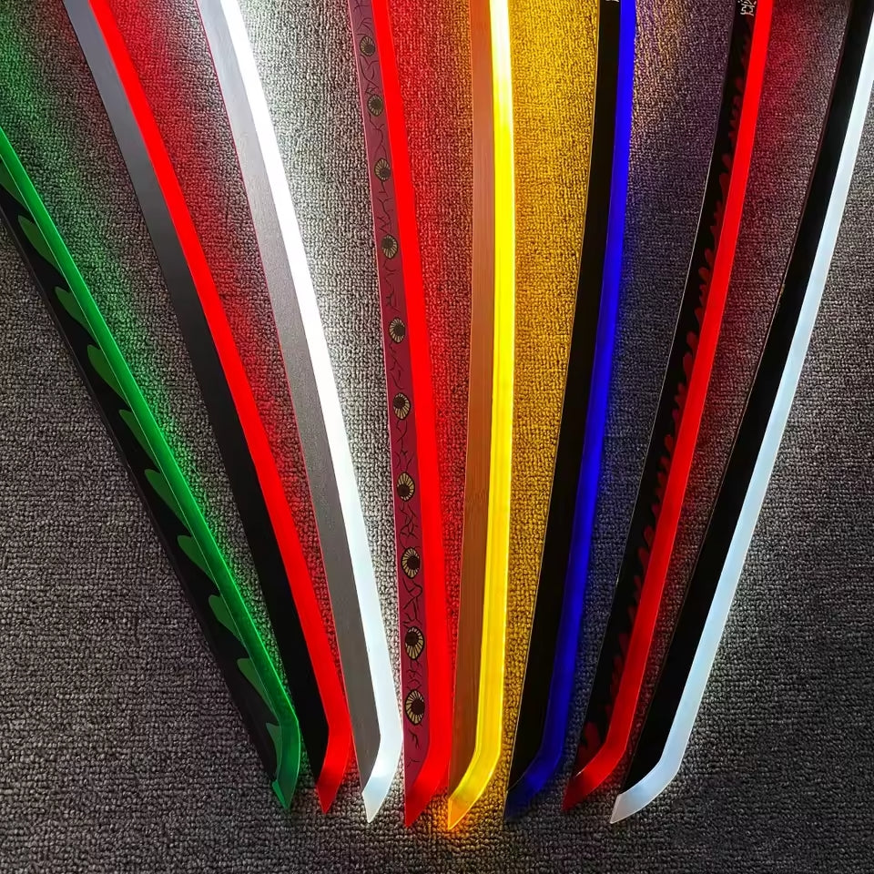 Demon Slayer Katana Glowing