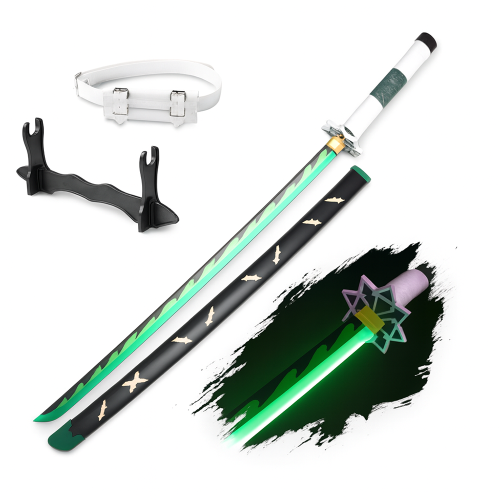 Demon Slayer Katana Glowing